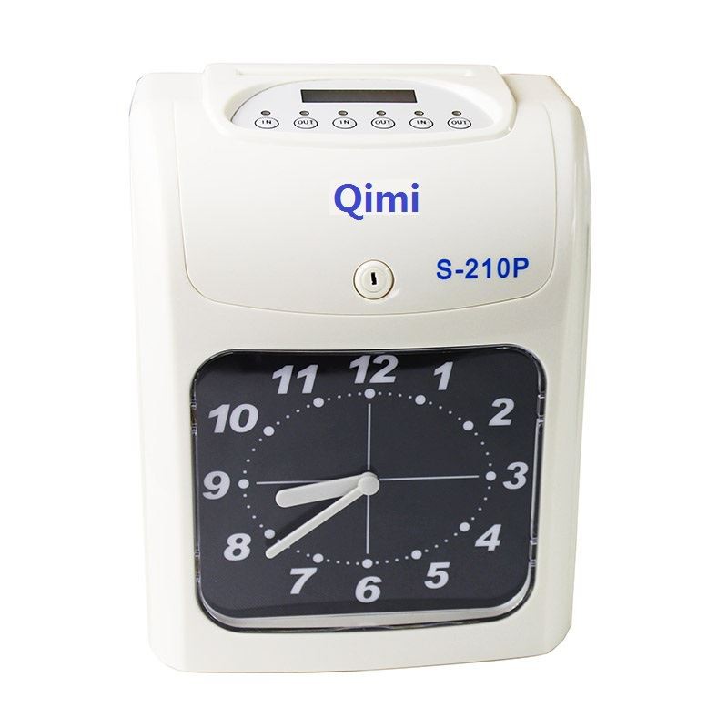 LCD orqa yorug'lik bilan Punch Card Time Recorder